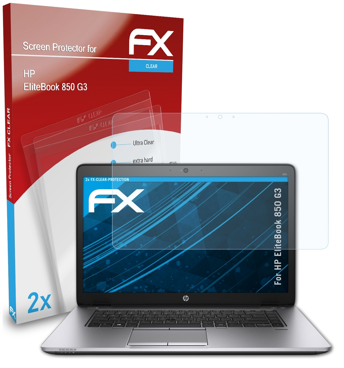 Displayschutz(für EliteBook 2x 850 ATFOLIX G3) HP FX-Clear