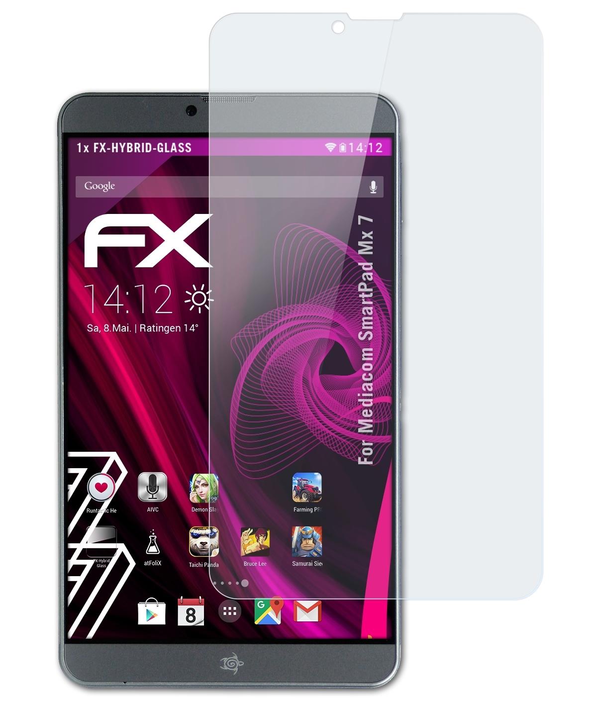 ATFOLIX FX-Hybrid-Glass SmartPad Mx Schutzglas(für 7) Mediacom