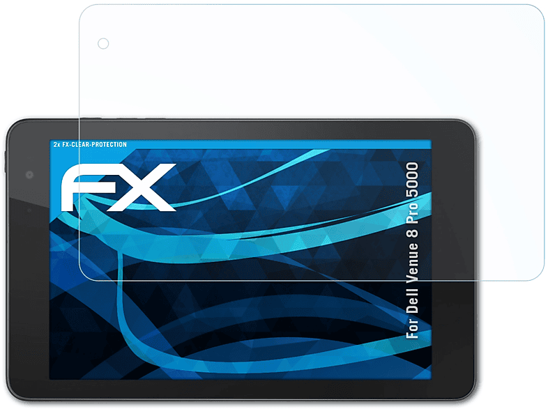 Displayschutz(für Dell FX-Clear 8 5000) Pro ATFOLIX Venue 2x