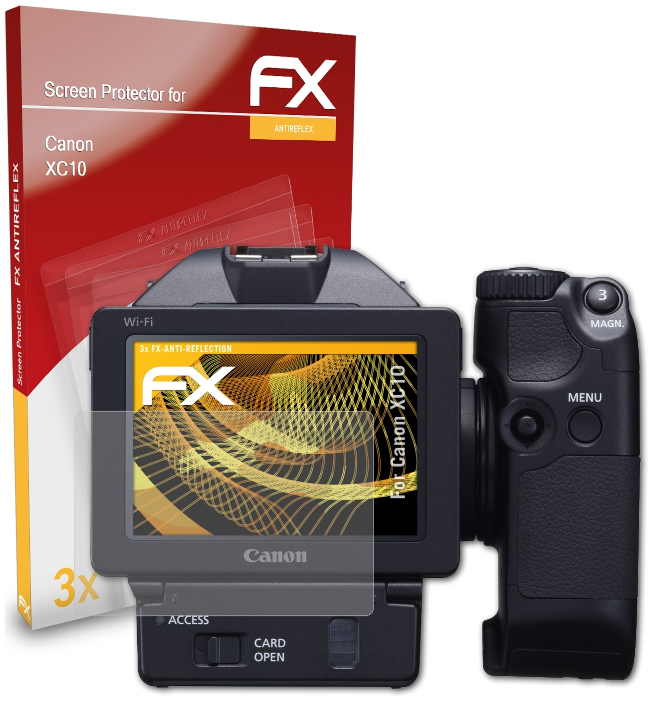 FX-Antireflex Canon ATFOLIX Displayschutz(für 3x XC10)
