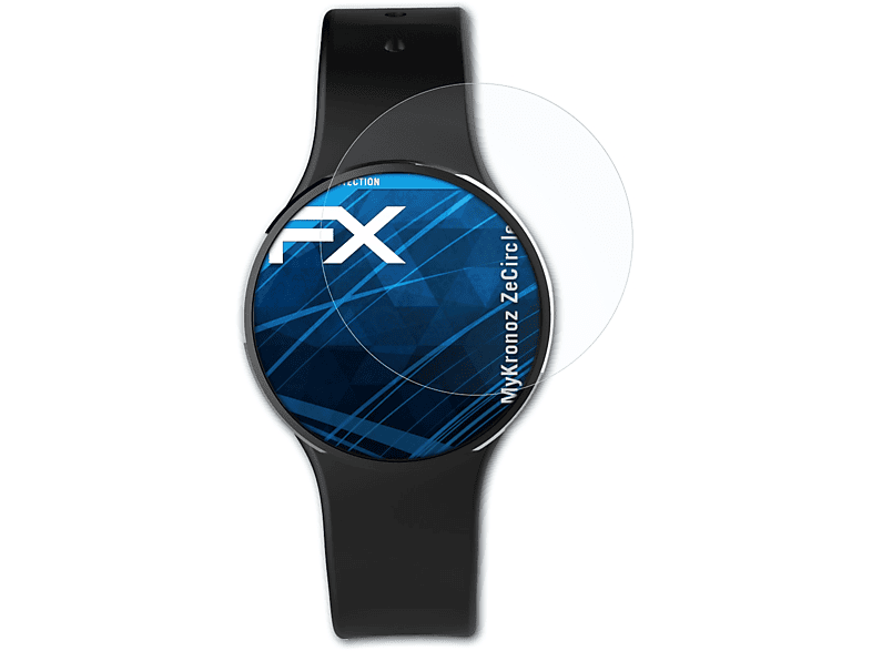 ATFOLIX 3x FX-Clear Displayschutz(für MyKronoz ZeCircle 2)