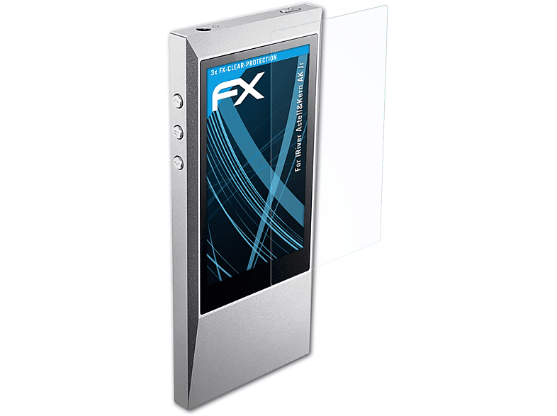 ATFOLIX 3x FX-Clear Displayschutz(für IRiver Astell&Kern AK Jr)