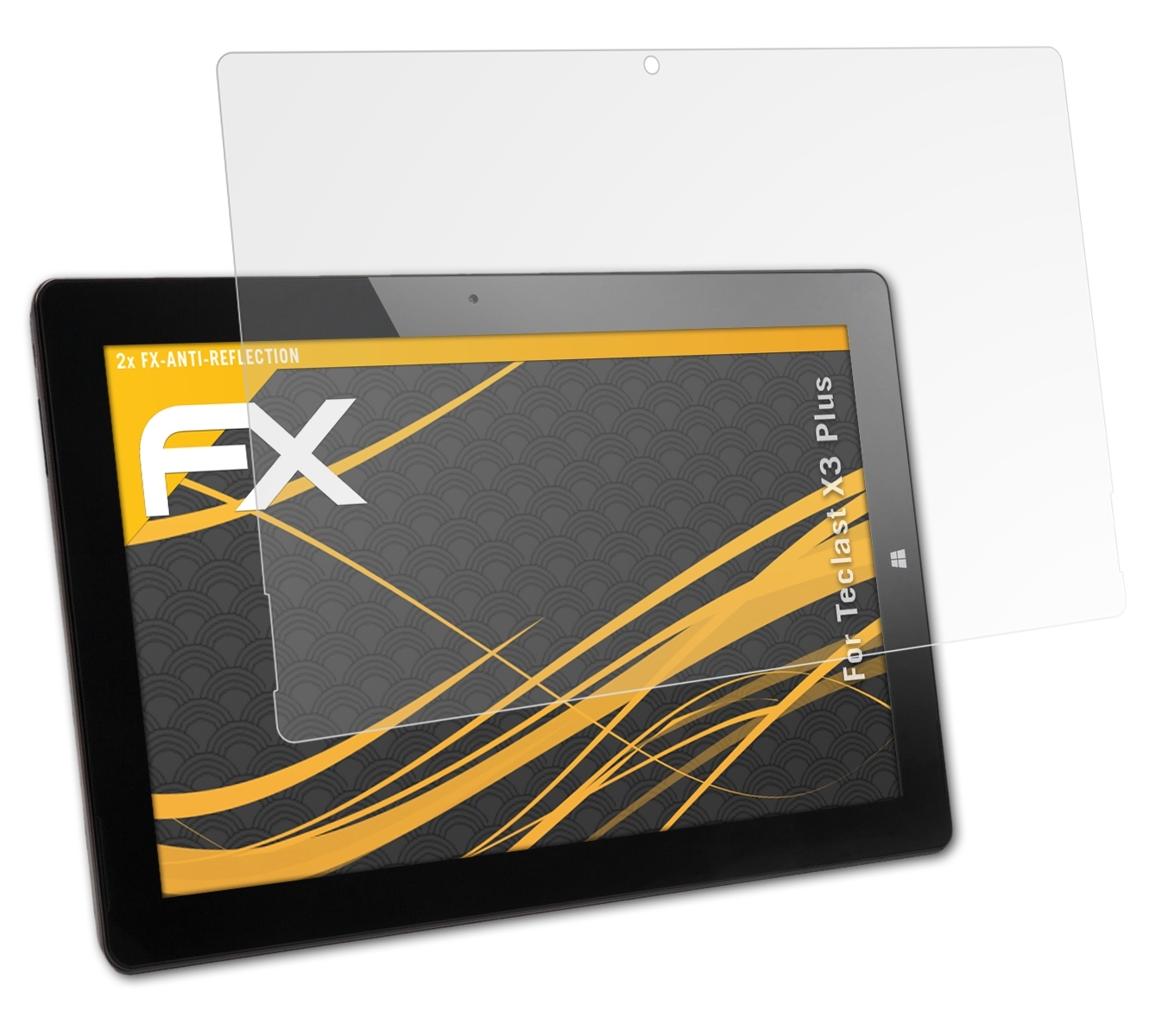 ATFOLIX 2x Teclast X3 Displayschutz(für FX-Antireflex Plus)