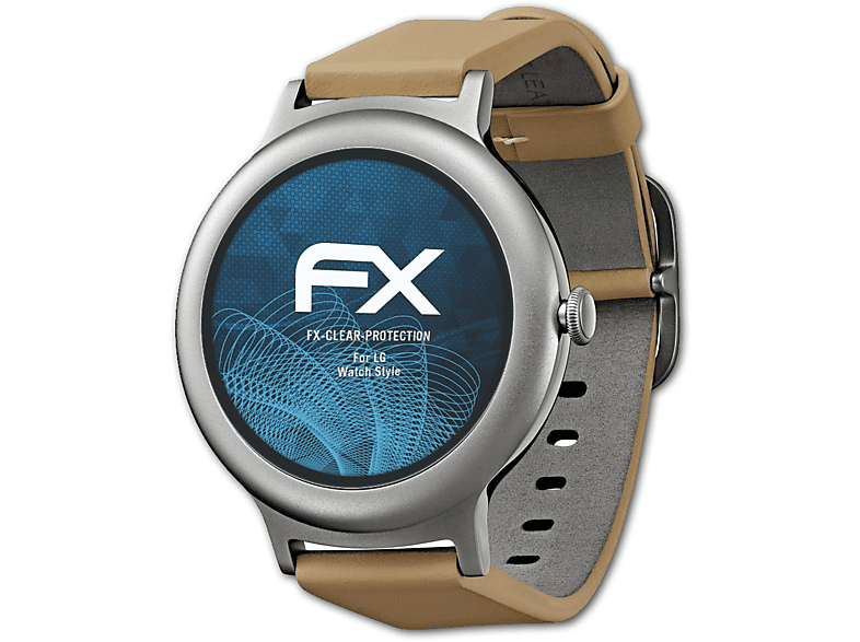 ATFOLIX 3x FX-Clear Displayschutz(für LG Watch Style)