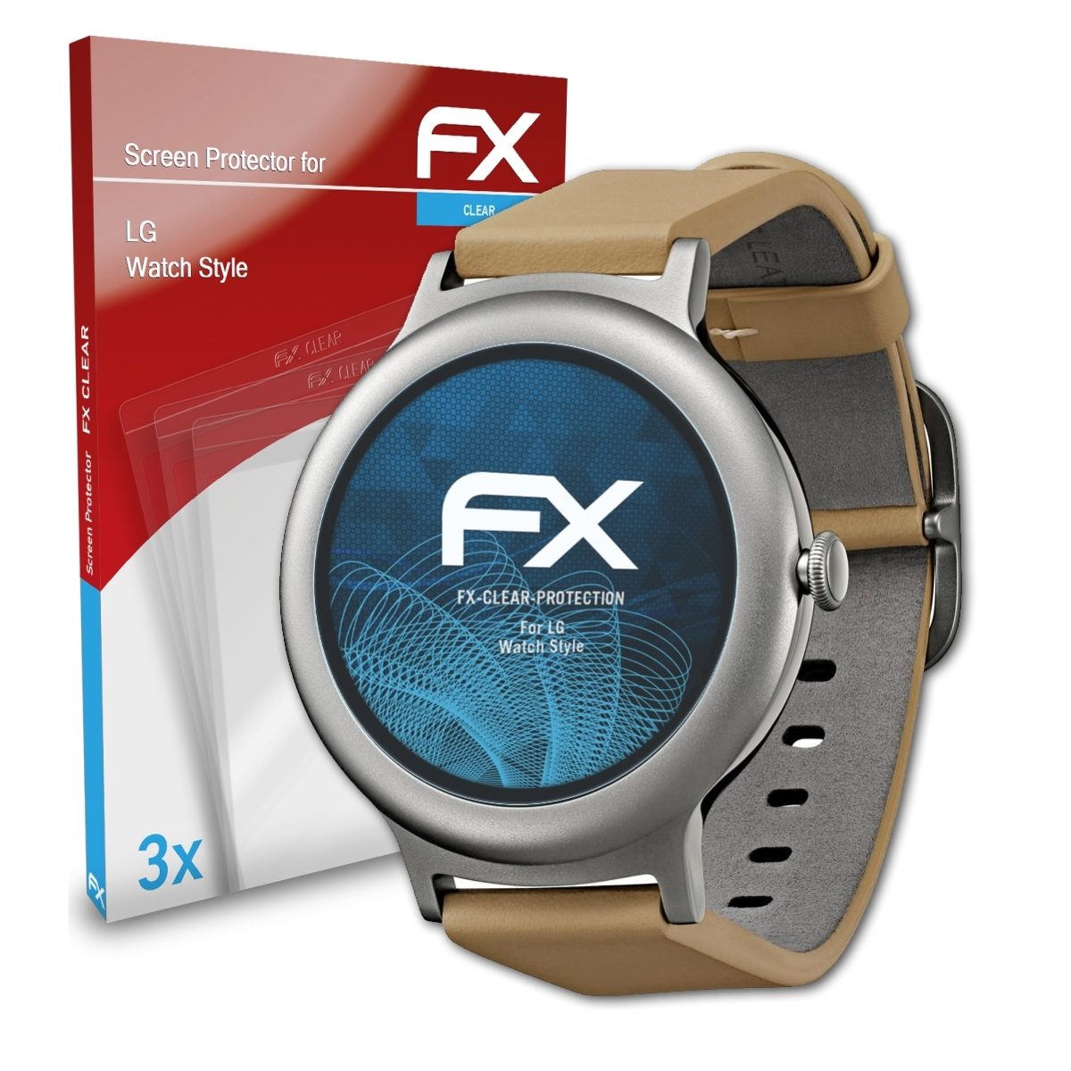 Watch Style) Displayschutz(für FX-Clear ATFOLIX LG 3x