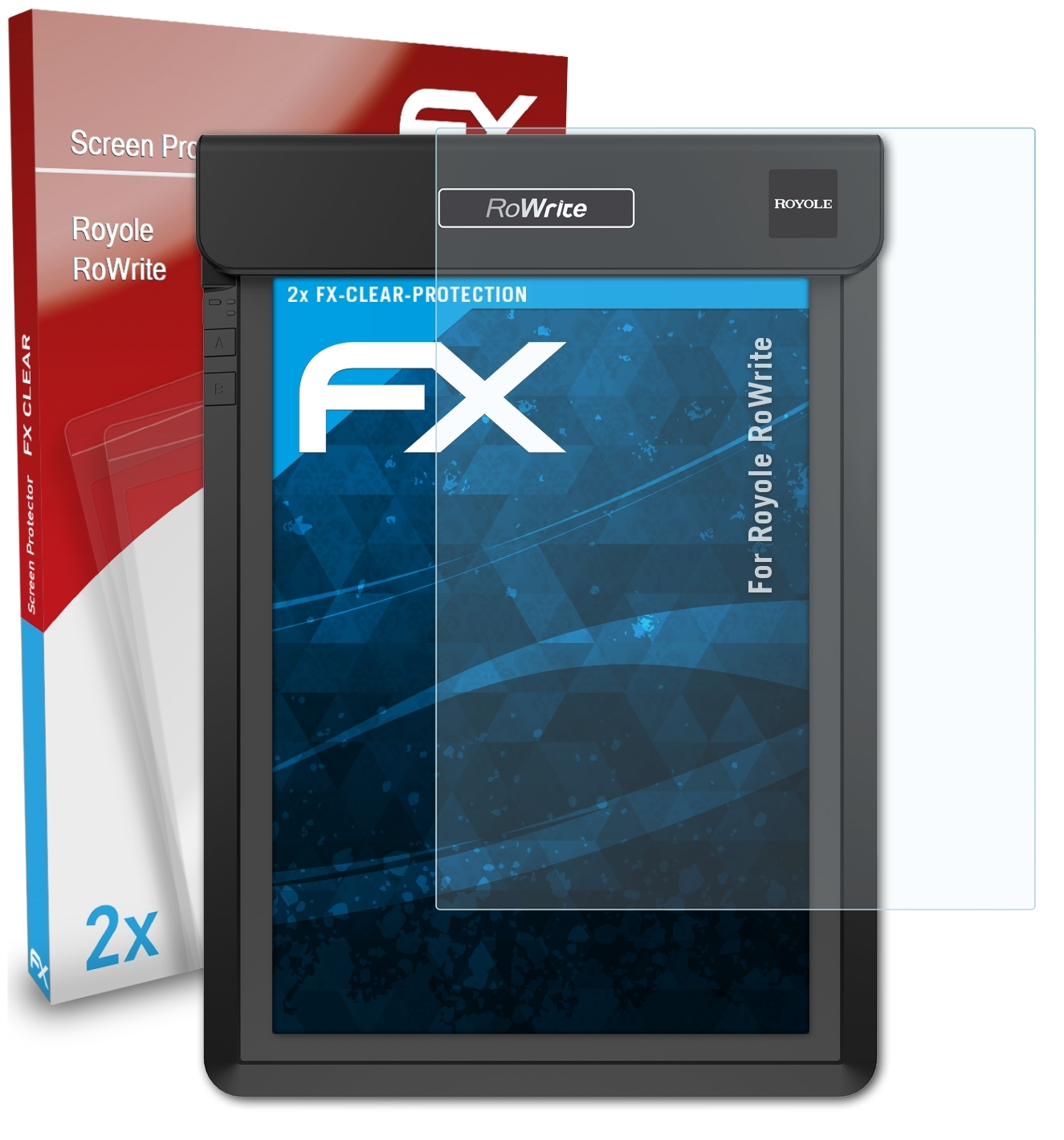 ATFOLIX 2x FX-Clear Displayschutz(für RoWrite) Royole