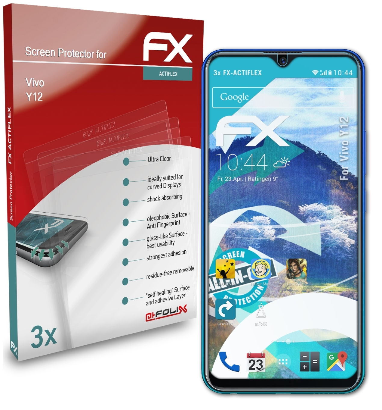 Y12) Vivo Displayschutz(für FX-ActiFleX 3x ATFOLIX