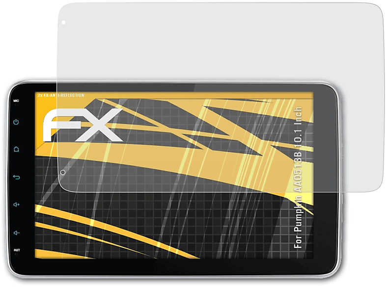 Inch)) Pumpkin 2x FX-Antireflex Displayschutz(für ATFOLIX (10.1 AA0513B