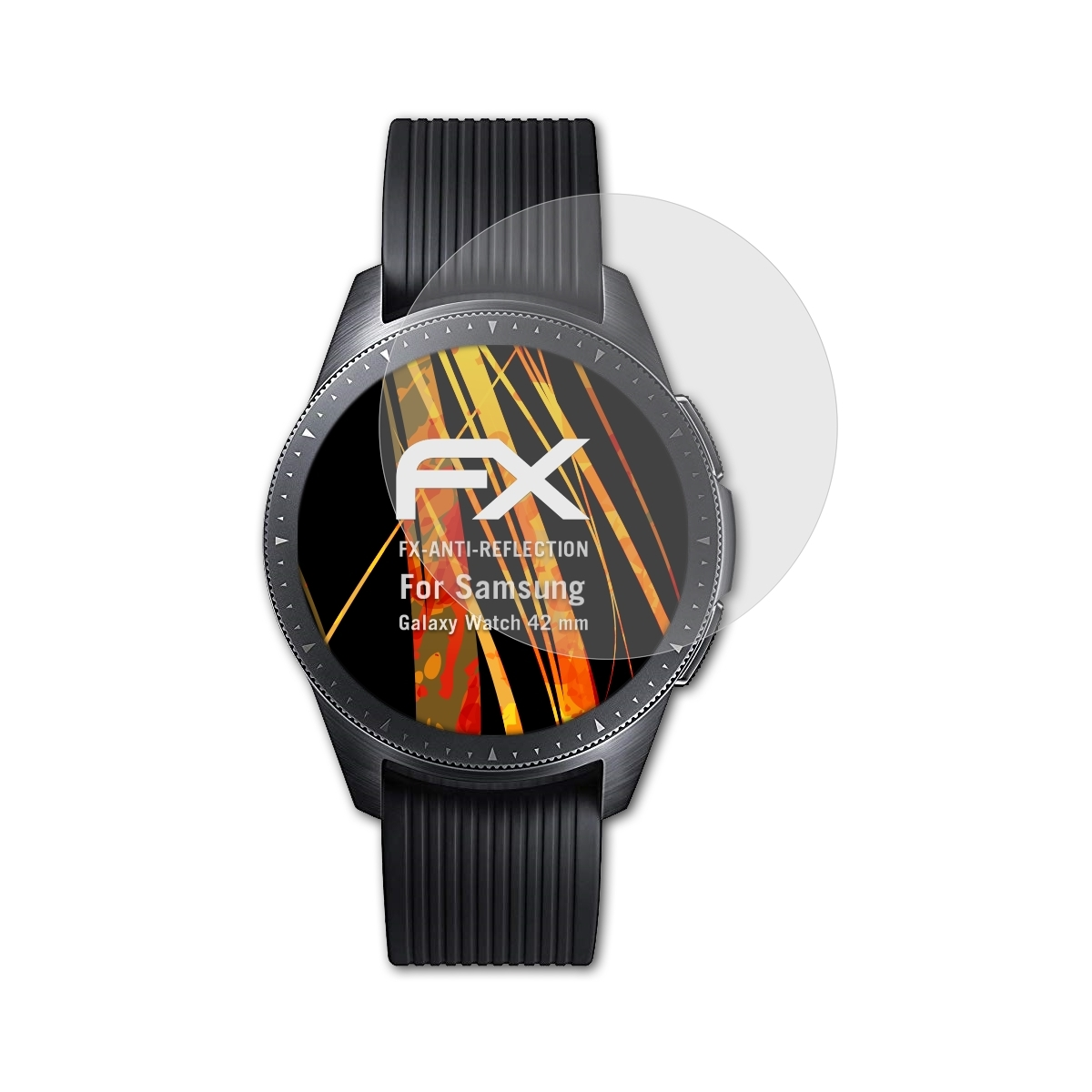 ATFOLIX 3x FX-Antireflex Displayschutz(für mm)) (42 Watch Galaxy Samsung