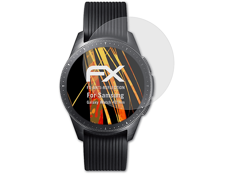 ATFOLIX 3x FX-Antireflex Displayschutz(für Samsung Galaxy Watch (42 mm))