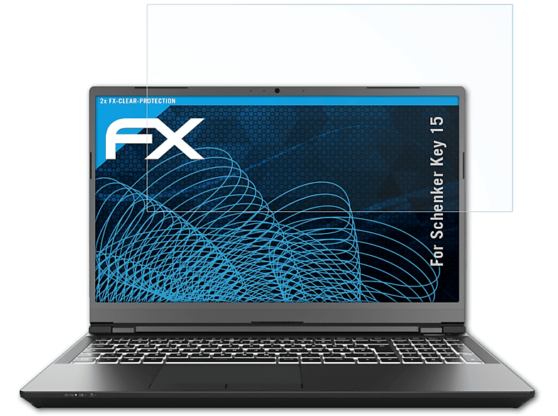 Key 15) FX-Clear Displayschutz(für Schenker 2x ATFOLIX