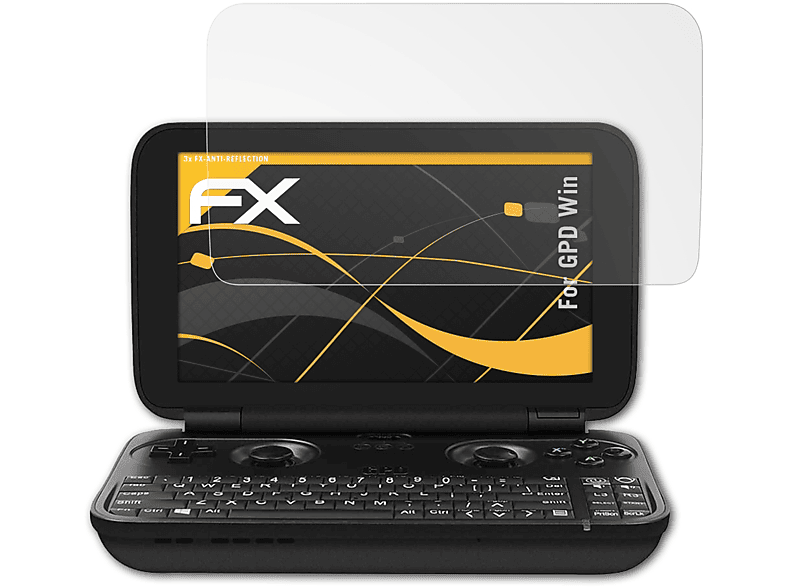 ATFOLIX 3x FX-Antireflex Displayschutz(für Win) GPD