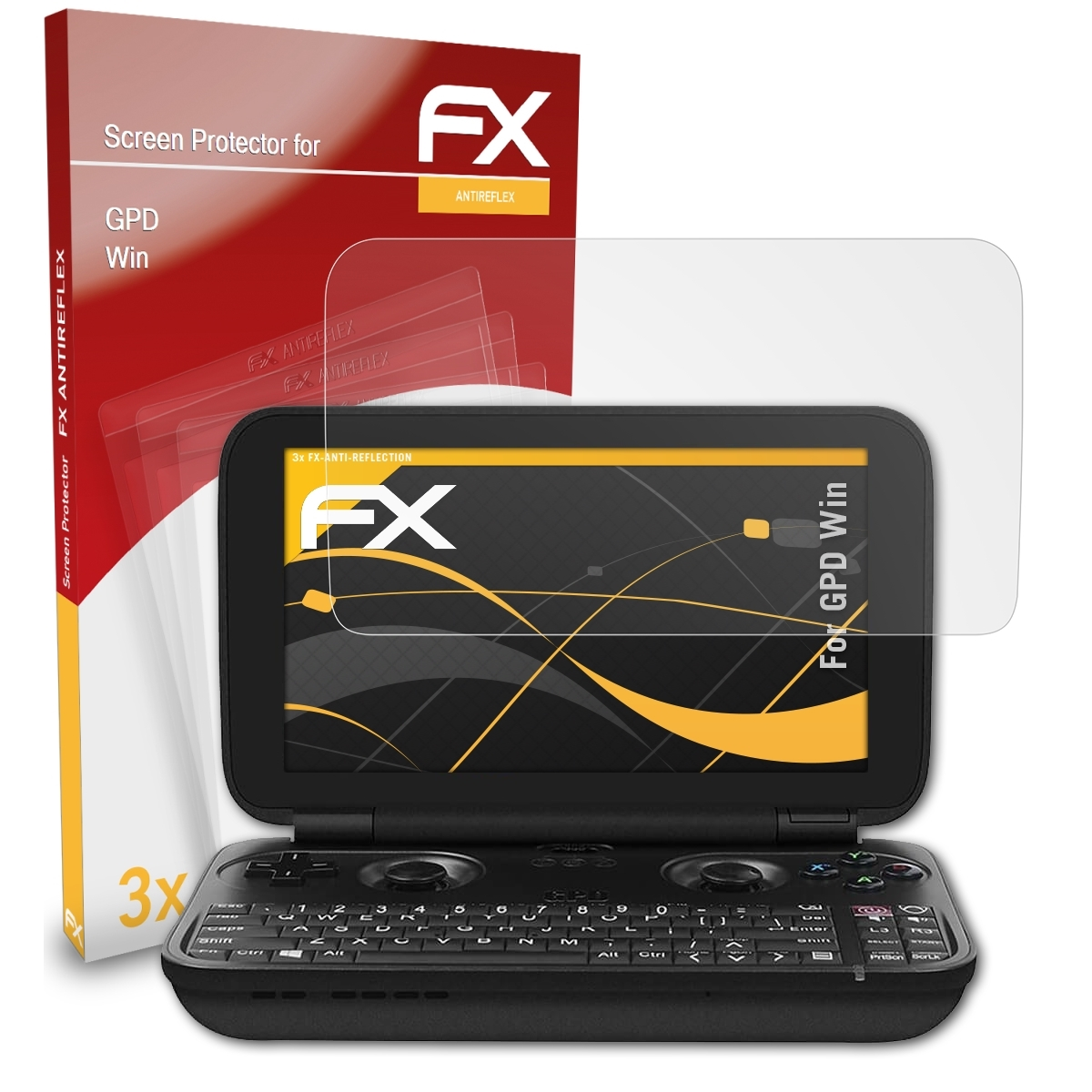 3x ATFOLIX GPD FX-Antireflex Displayschutz(für Win)