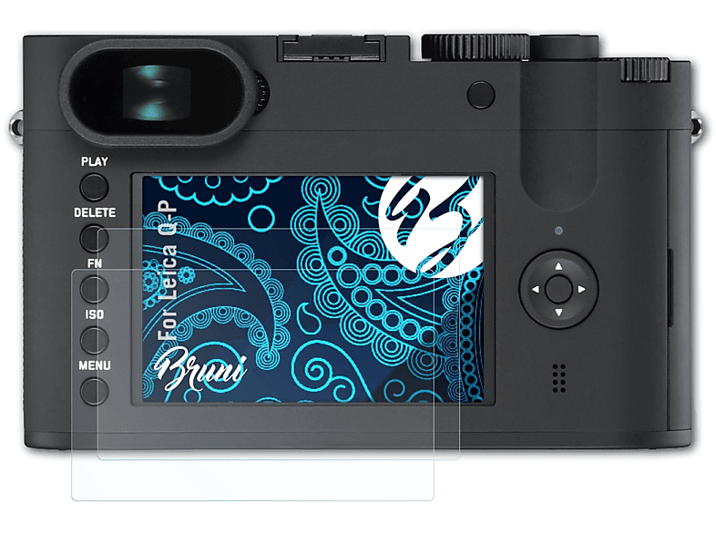 BRUNI Leica 2x Basics-Clear Schutzfolie(für Q-P)