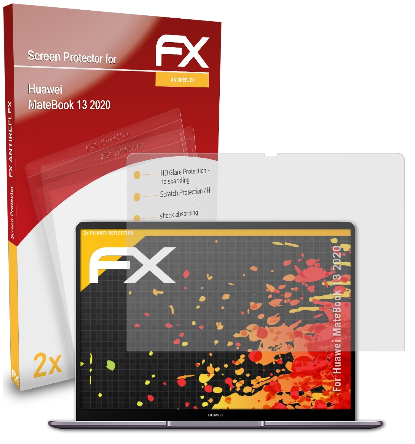 Displayschutz(für FX-Antireflex MateBook 2x 13 (2020)) Huawei ATFOLIX