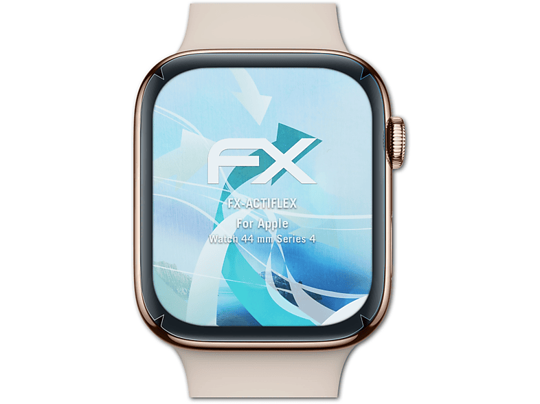 mm Apple (Series 4)) ATFOLIX FX-ActiFleX Displayschutz(für 44 Watch 3x