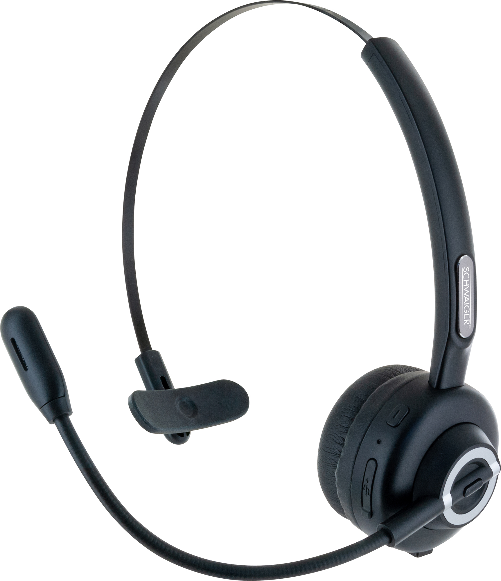 SCHWAIGER -HS50-, Bluetooth On-ear Schwarz Headset