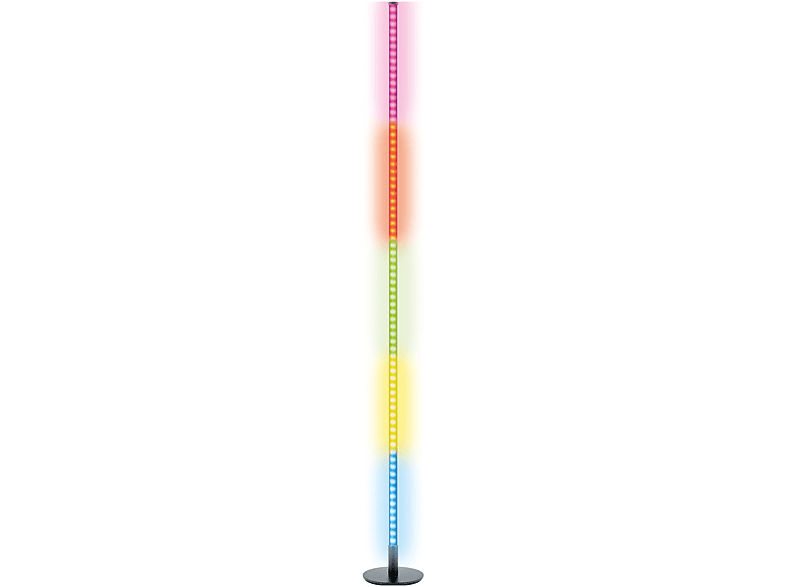 SCHWAIGER -STL358 013- Stehleuchte Farbwechseleffekt, Pink, Grün, Fernbedienung inkl. mit Gelb, Orange, dimmbar, etc. Blau