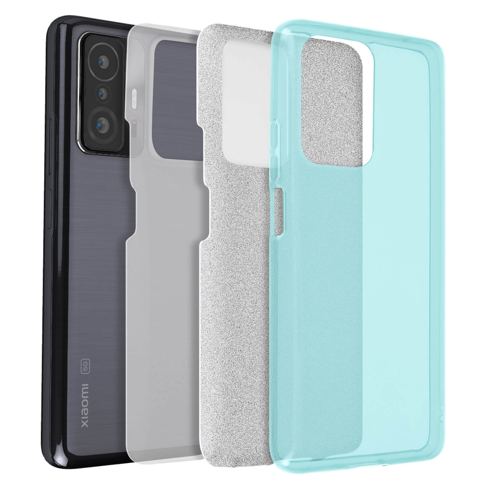 AVIZAR Xiaomi, Backcover, 11T Pro, Blau Papay Series,