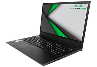 IT-TRADEPORT JodaBook C15, fertig eingerichtet, Office 2019 Pro, Notebook mit 15,6 Zoll Display, 16 GB RAM, 250 GB SSD, Intel UHD-Grafik 600, Schwarz