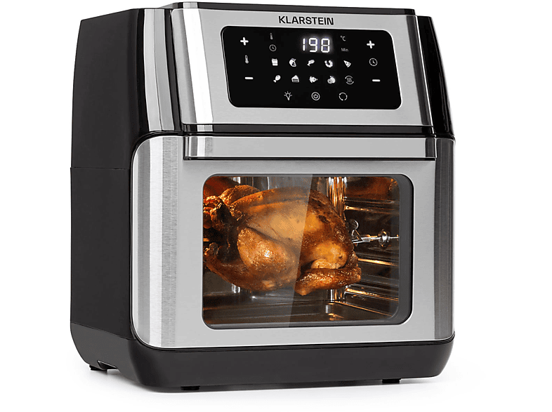 KLARSTEIN AeroVital Fry Heißluftfritteuse 1500 Watt SilberMetallic