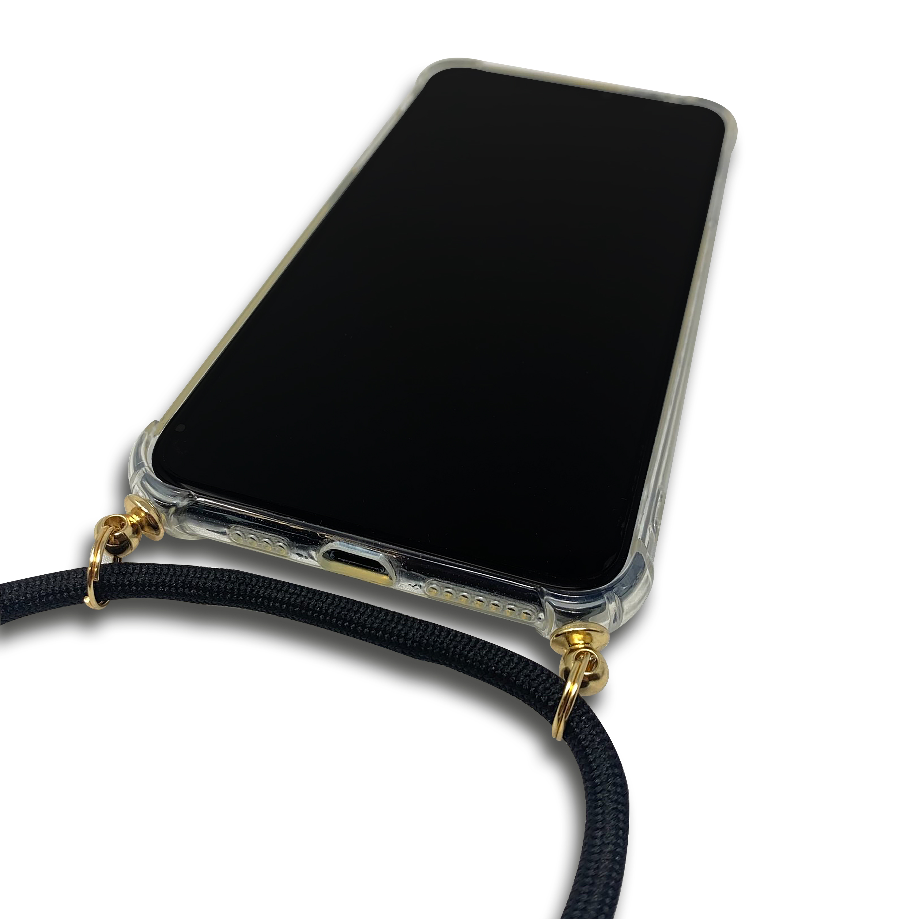HBASICS Handykette für Apple iPhone Max, iPhone 11 Apple 11 Apple, Schwarz Pro Umhängetasche, Pro Max