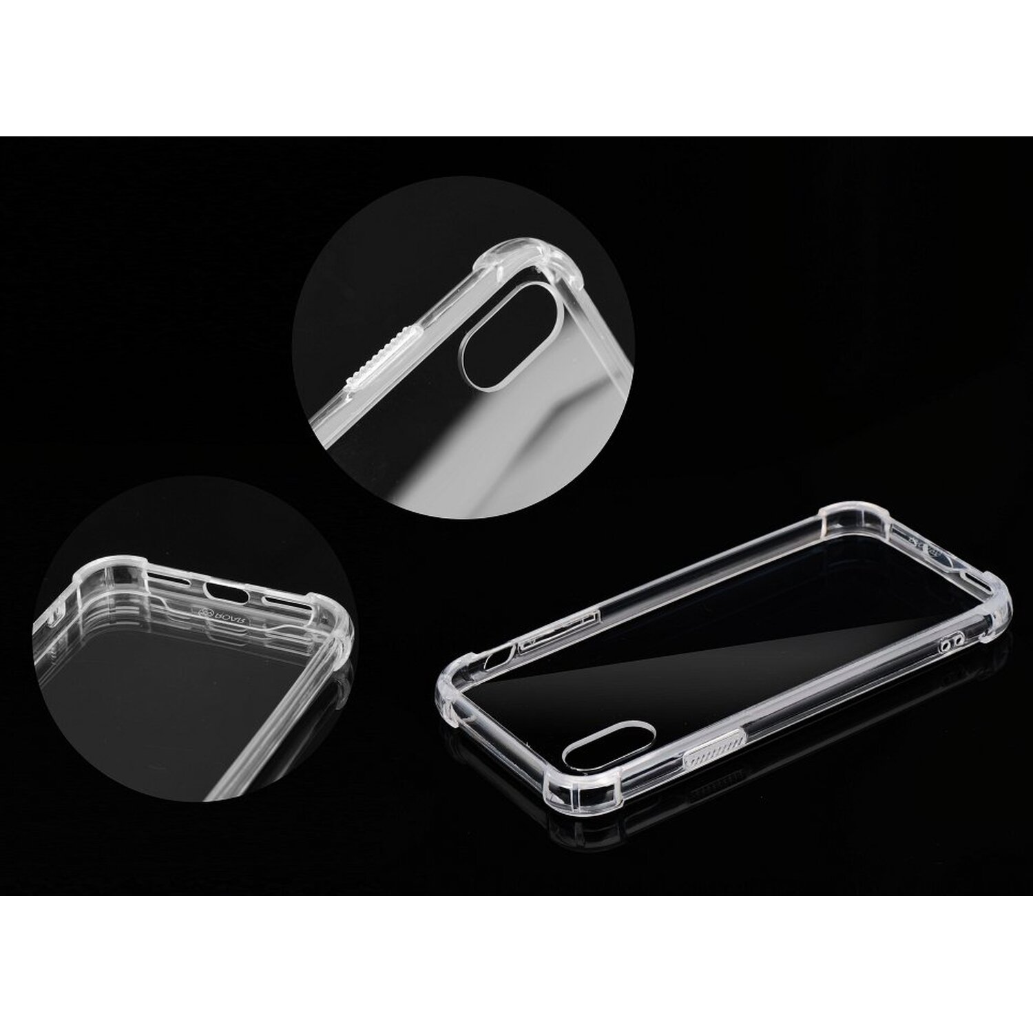 Transparent Armor Case, 11, Apple, COFI Roar iPhone Bumper,