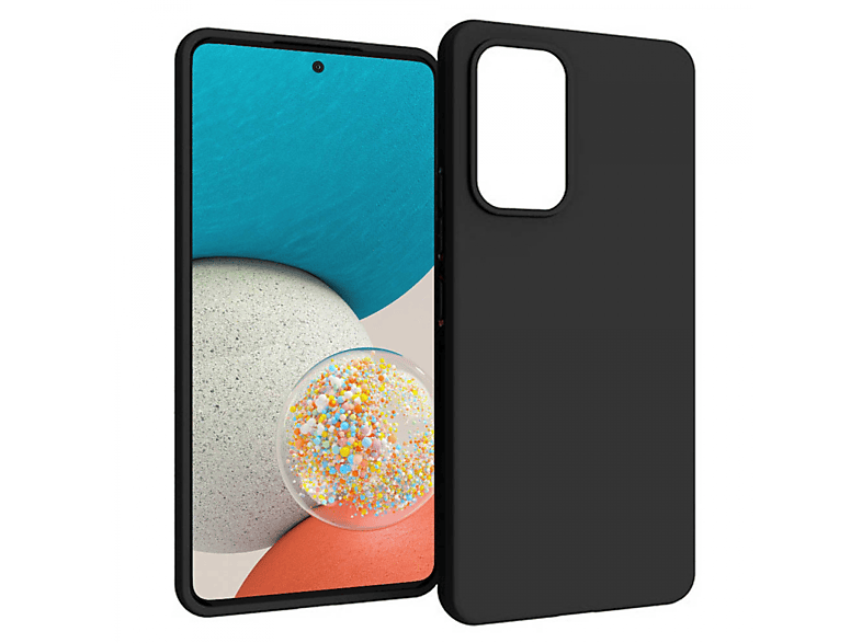 Samsung, 5G, Backcover, Mattschwarz, Galaxy A53 CASEONLINE Schwarz