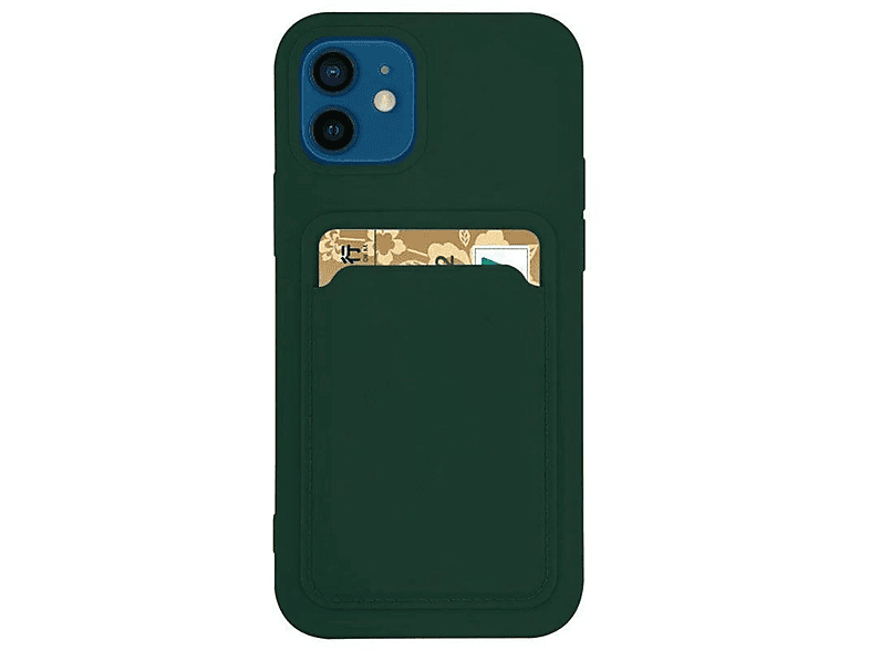 COFI Card Case, Backcover, Samsung, Galaxy A12 (A125F), Dunkelgrün
