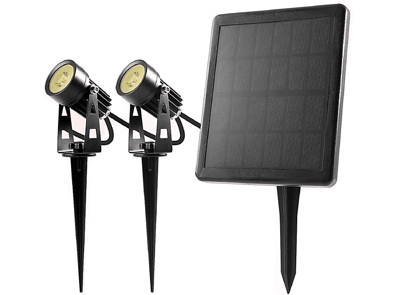 DIE BOLD Simon LED Solarstrahler Solarstrahler Pack 2er