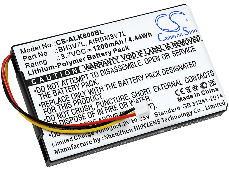 Akku passend für Autec BH3V7L Kranakku 1200mAh und 3,7 Volt | BH3V7L