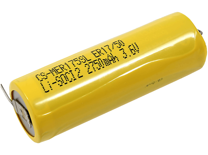 POWERY SPS-Lithiumbatterie Maxell Lithium-Thionylchlorid Volt, 2750mAh 3.6 für ER17/50 Batterie
