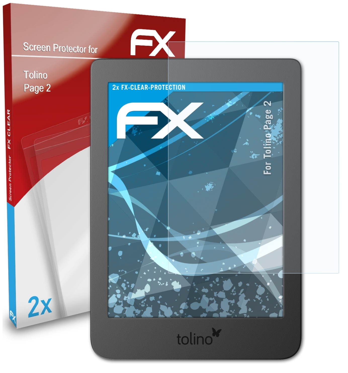 Page FX-Clear ATFOLIX 2) Displayschutz(für Tolino 2x