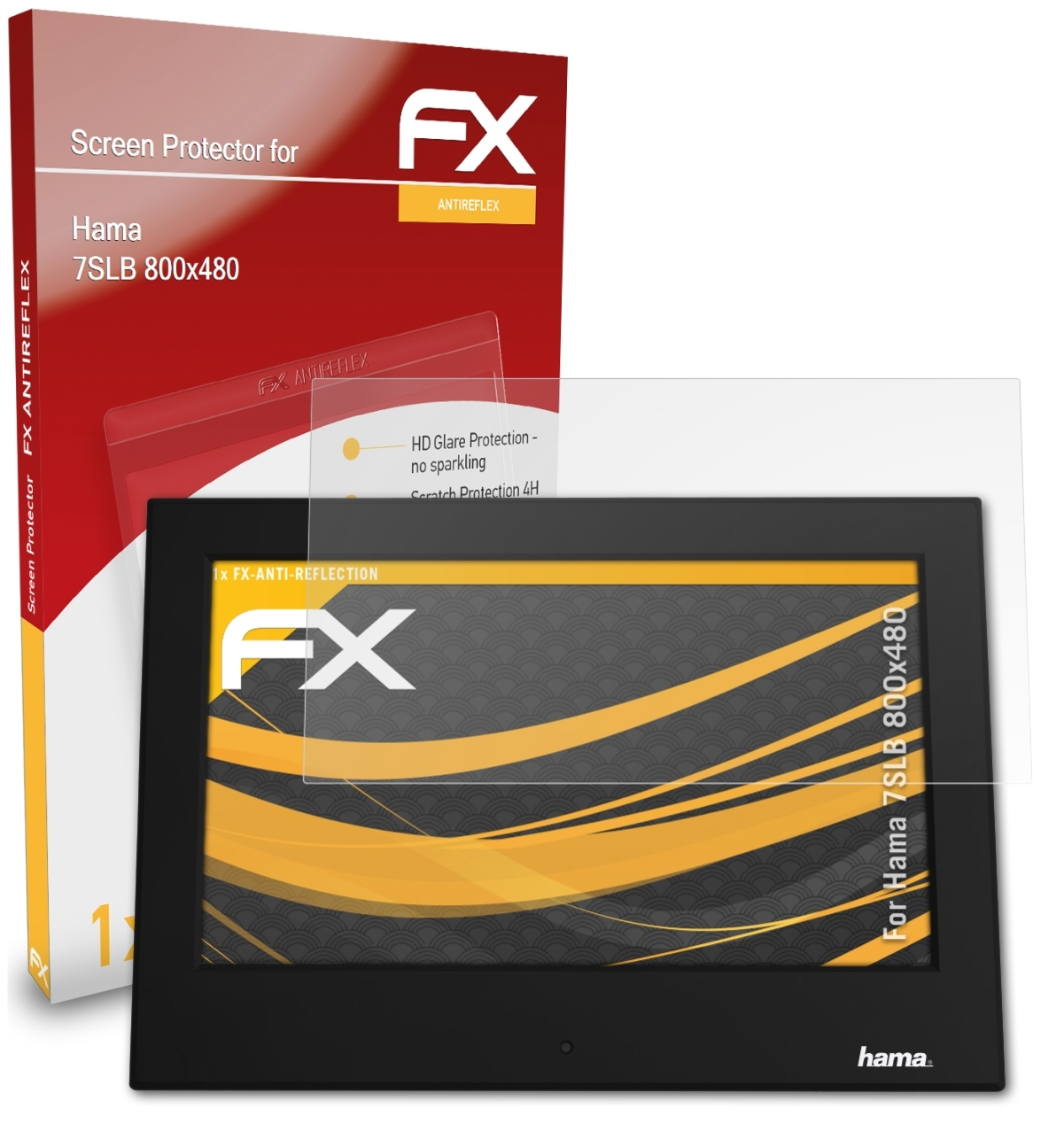 ATFOLIX FX-Antireflex Displayschutz(für Hama 7SLB (800x480))