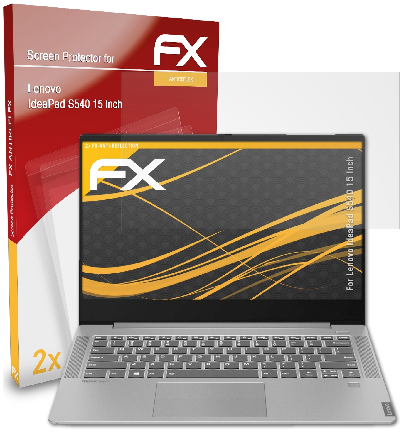 ATFOLIX 2x Inch)) Lenovo Displayschutz(für IdeaPad S540 (15 FX-Antireflex
