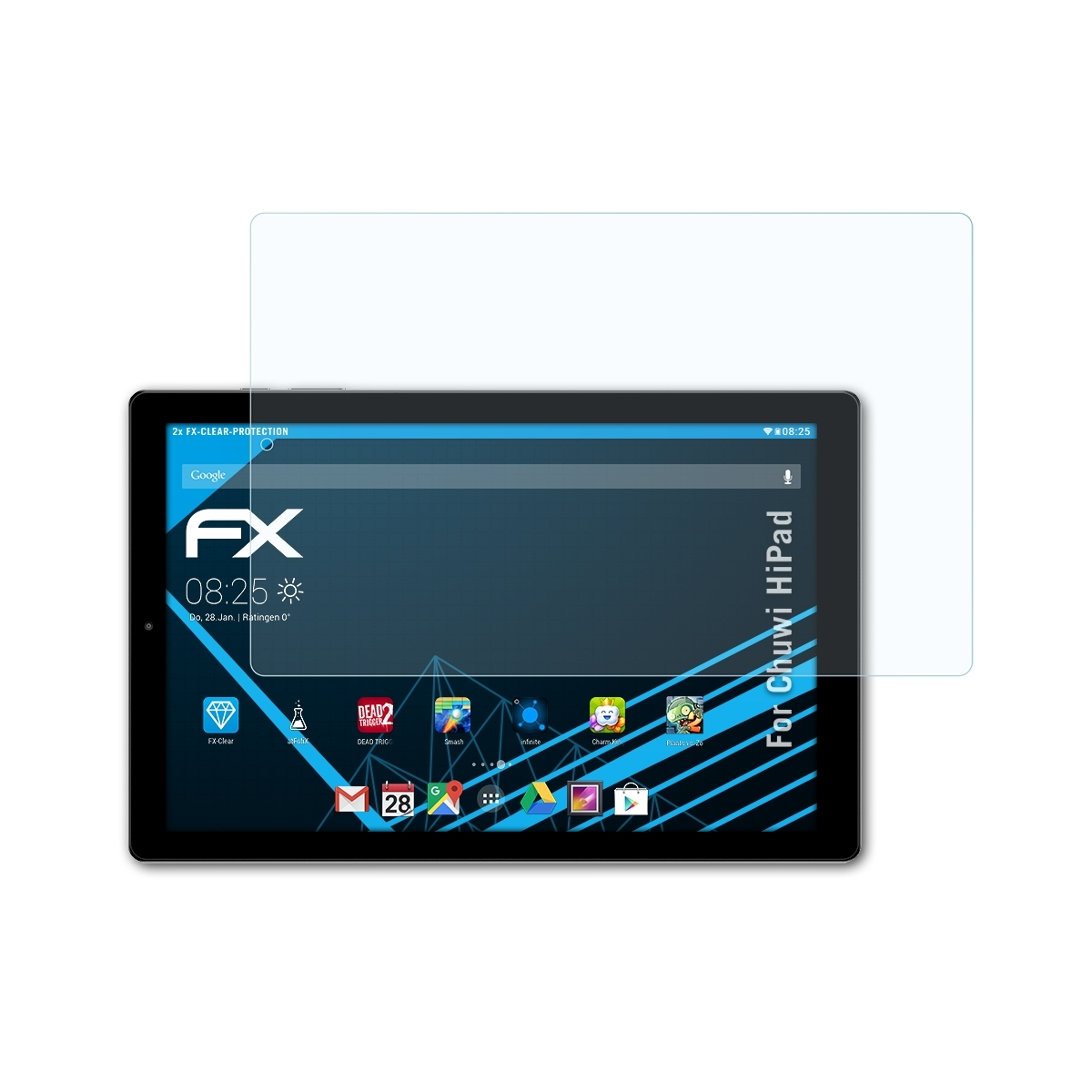 ATFOLIX 2x FX-Clear Displayschutz(für Chuwi HiPad)