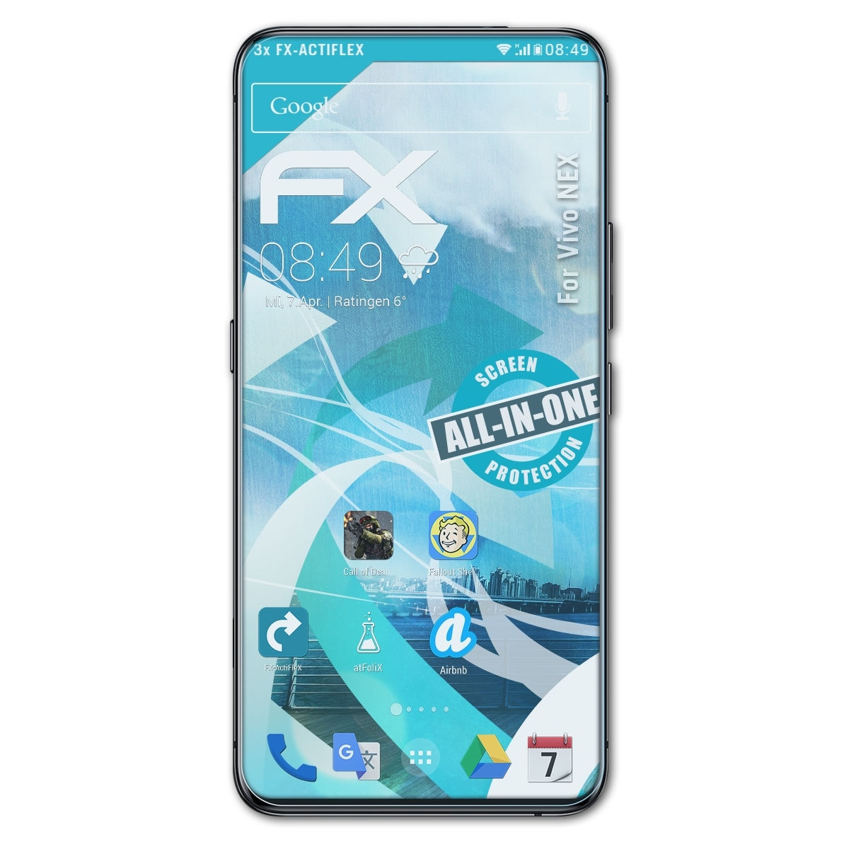 ATFOLIX Vivo Displayschutz(für 3x NEX) FX-ActiFleX