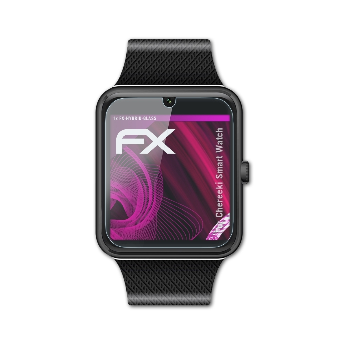 ATFOLIX FX-Hybrid-Glass Schutzglas(für Chereeki Smart Watch)
