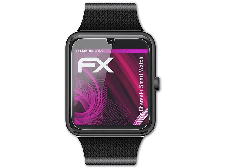 ATFOLIX FX-Hybrid-Glass Schutzglas(für Chereeki Smart Watch) | Smartwatch Schutzfolien & Gläser