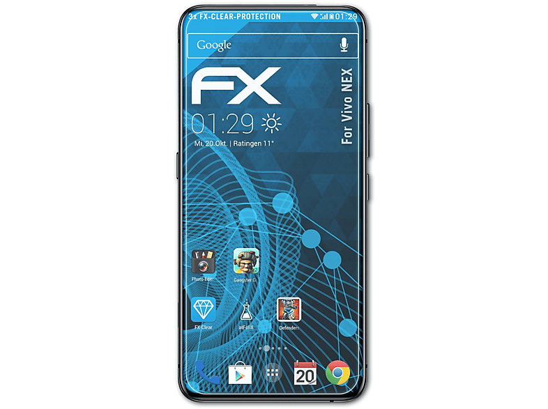 Vivo ATFOLIX Displayschutz(für 3x FX-Clear NEX)