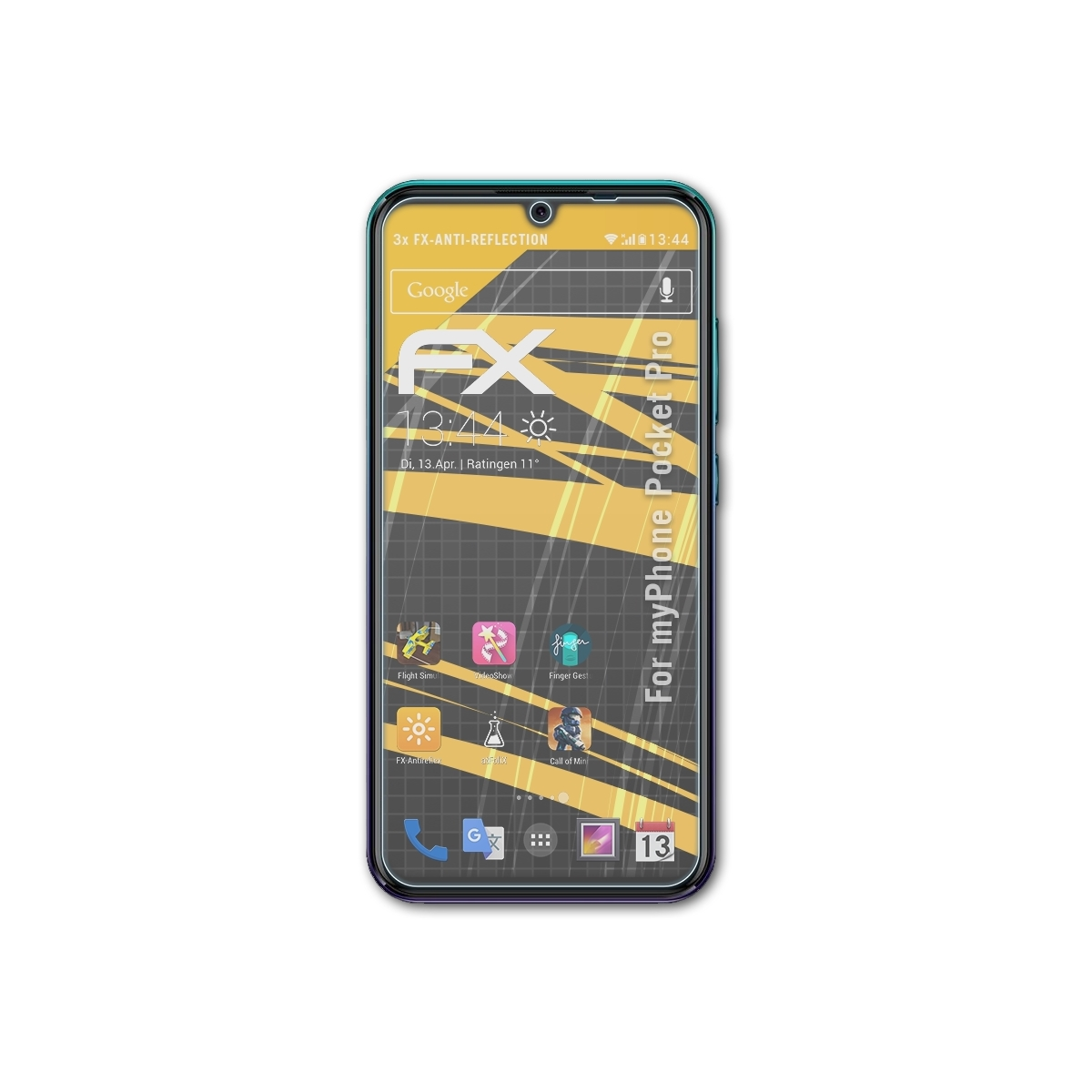 ATFOLIX 3x FX-Antireflex Displayschutz(für myPhone Pro) Pocket