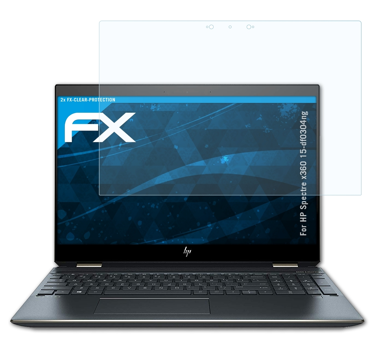 ATFOLIX 2x x360 15-df0304ng) Displayschutz(für FX-Clear Spectre HP