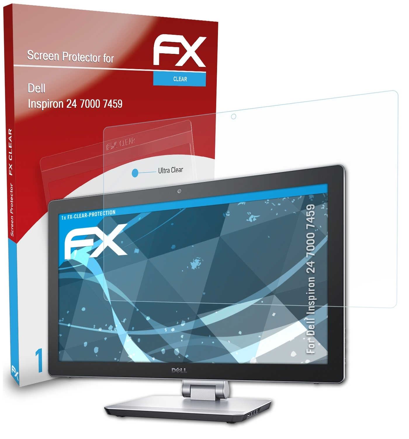 ATFOLIX FX-Clear Displayschutz(für (7459)) Dell 7000 Inspiron 24
