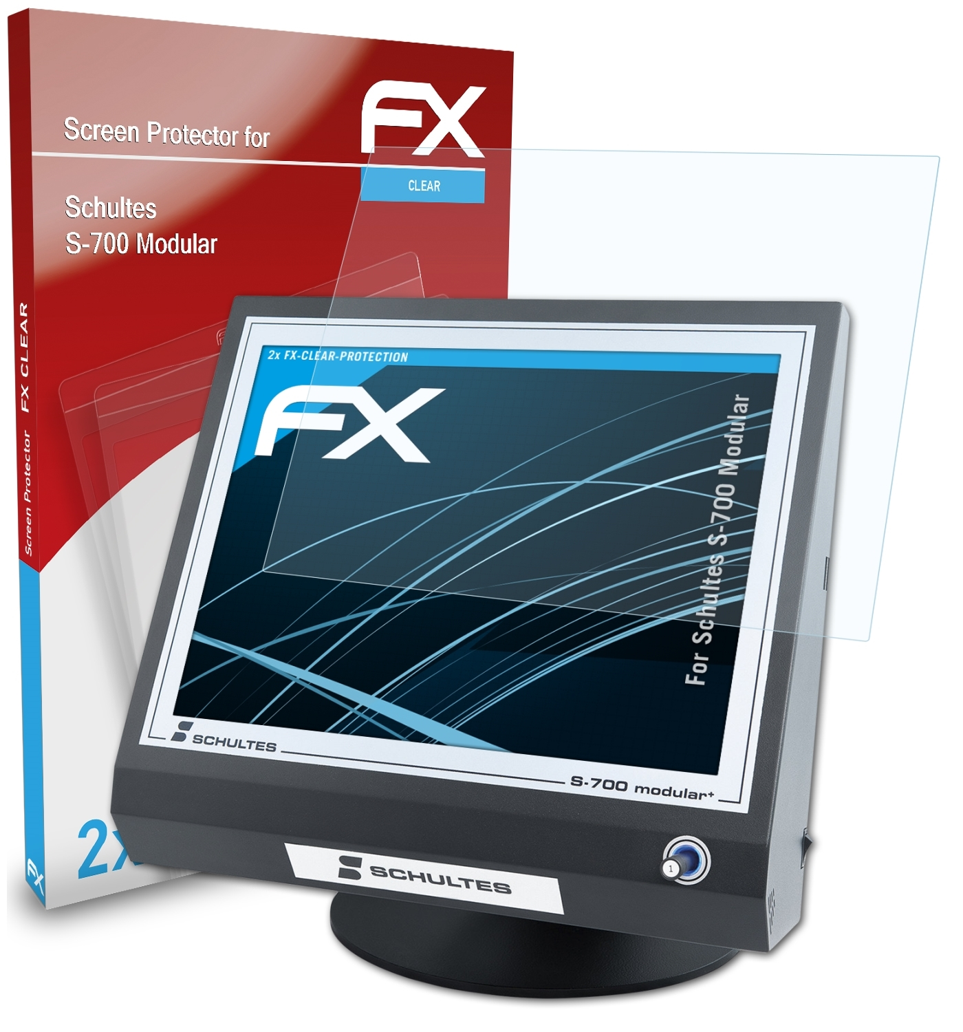 2x FX-Clear ATFOLIX Modular) Schultes S-700 Displayschutz(für