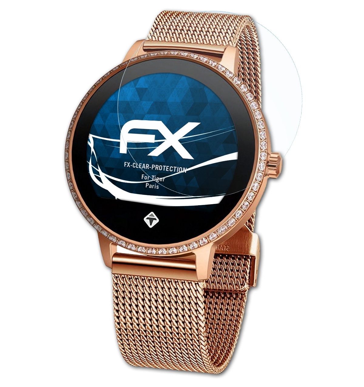 ATFOLIX 3x FX-Clear Displayschutz(für Tiger Paris)