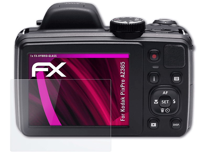 ATFOLIX FX-Hybrid-Glass PixPro Schutzglas(für Kodak AZ365)
