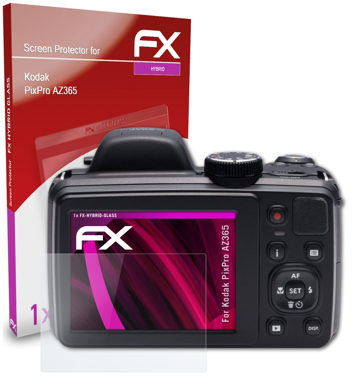 PixPro Kodak FX-Hybrid-Glass Schutzglas(für ATFOLIX AZ365)