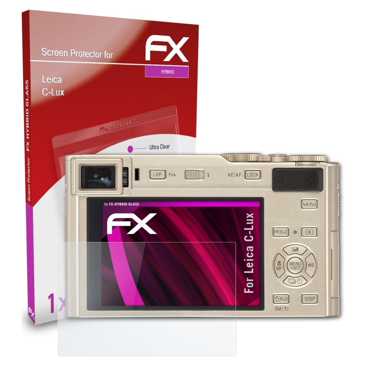 ATFOLIX FX-Hybrid-Glass Schutzglas(für C-Lux) Leica