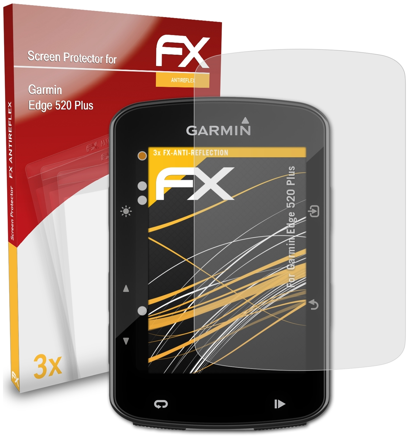 FX-Antireflex 520 ATFOLIX Displayschutz(für Garmin 3x Edge Plus)