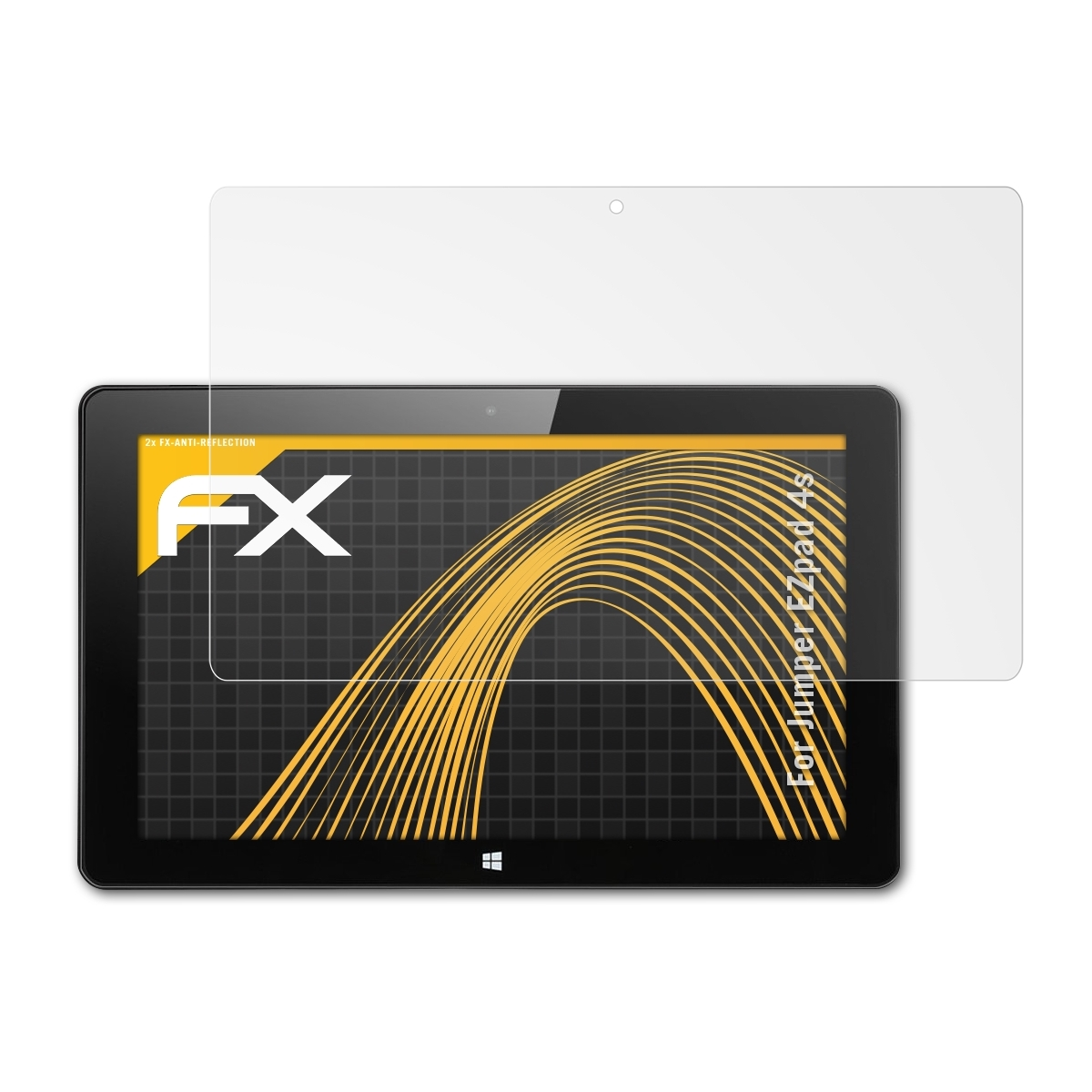 ATFOLIX 2x EZpad 4s) Jumper FX-Antireflex Displayschutz(für